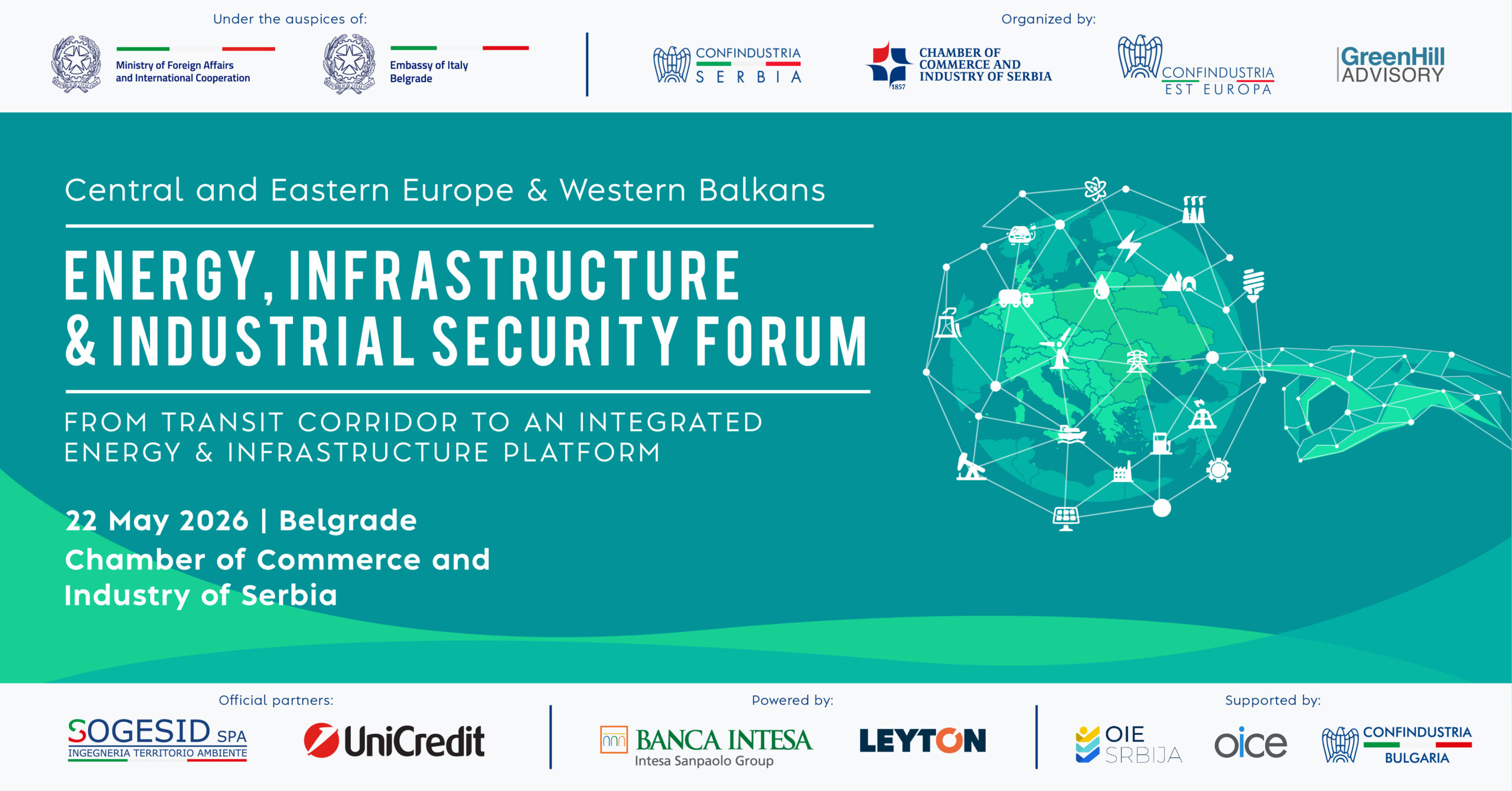 CEE – Western Balkans Energy, Infrastructure & Industrial Security Forum 2026