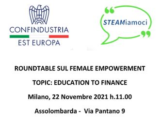 SAVE THE DATE/ 22 NOVEMBRE H. 11 ROUNDTABLE SUL FEMALE EMPOWERMENT